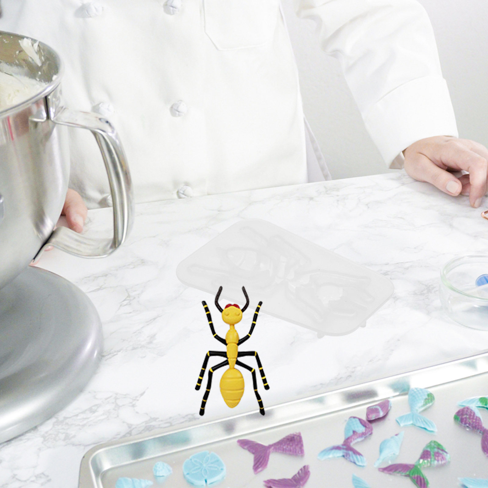 Candle Molds - Molde de resina com desenhos de
