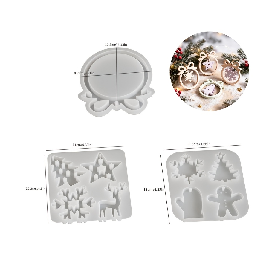 1/3 molde de silicone de resin - Candle Molds avaliação e preço