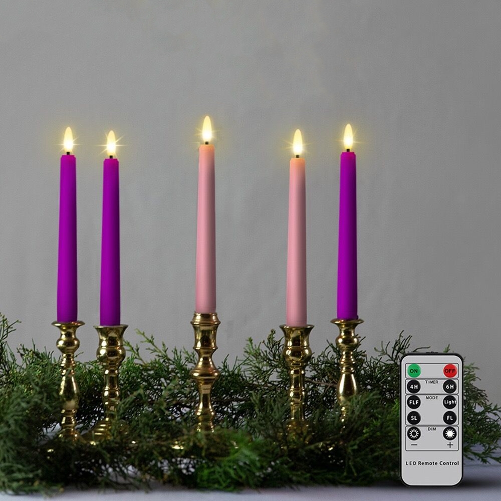 Vela LED cintilante de 8 poleg - Candle Wick avaliação e preço