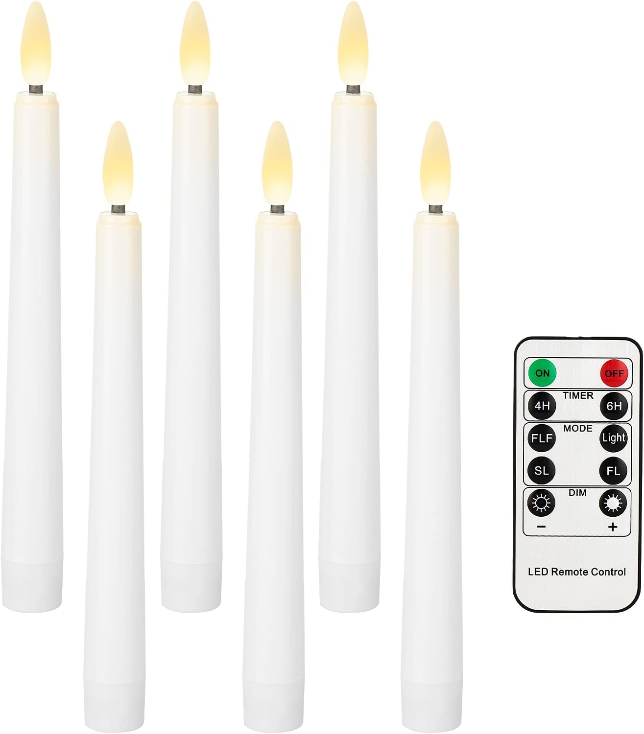 Vela LED cintilante de 8 poleg - Candle Wick avaliação e preço