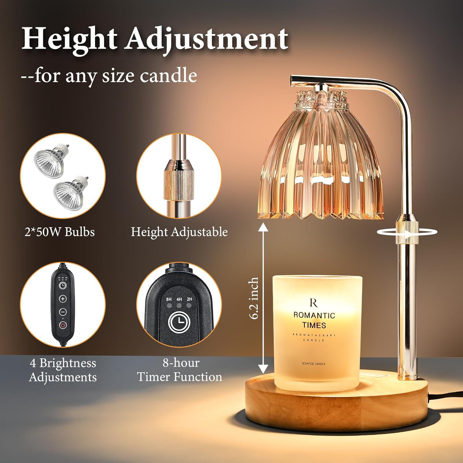 Luminária de Mesa Ajustável pa - Wax Melts avaliação e preço