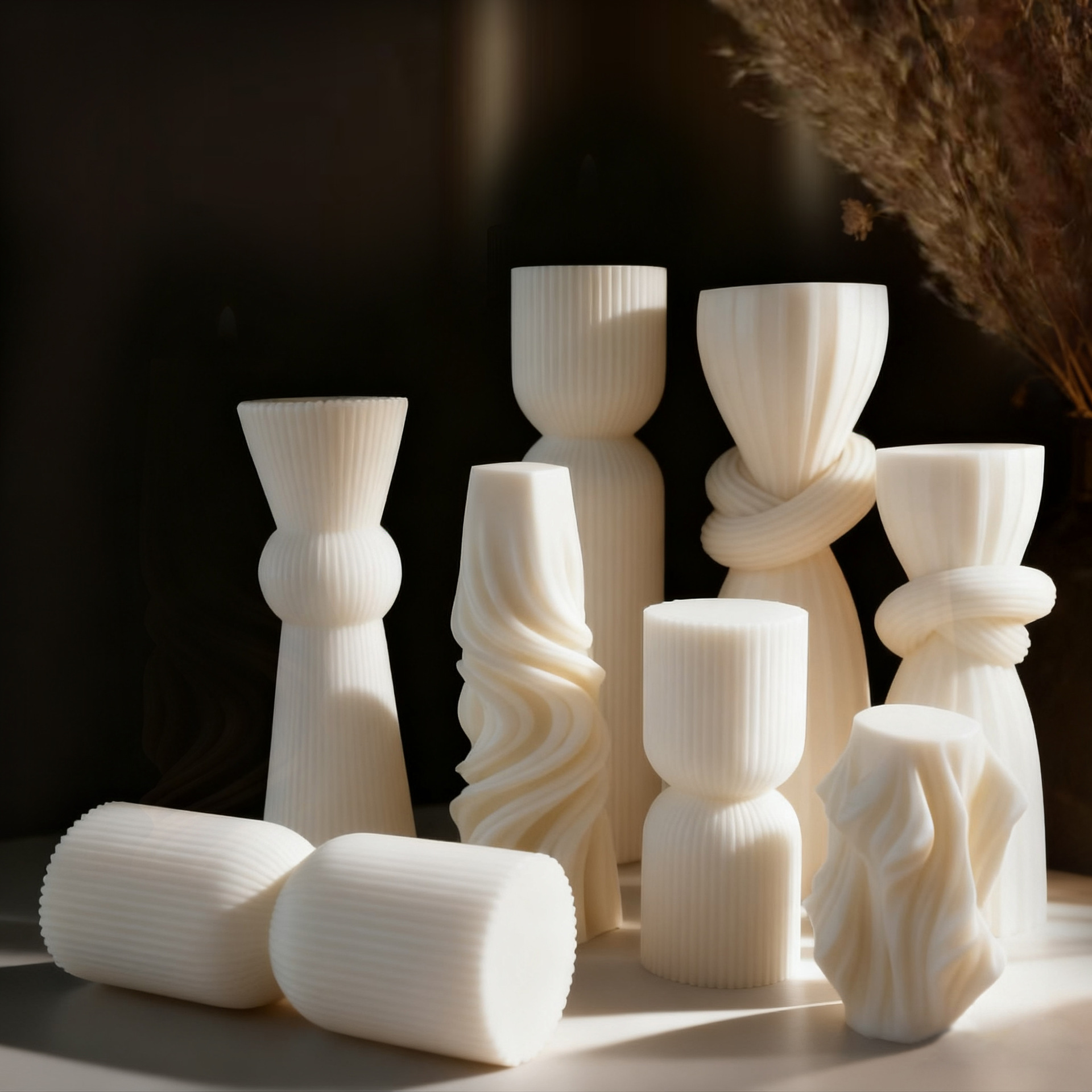 Vela Aromática Branca Minimali - Candle Molds avaliação e preço