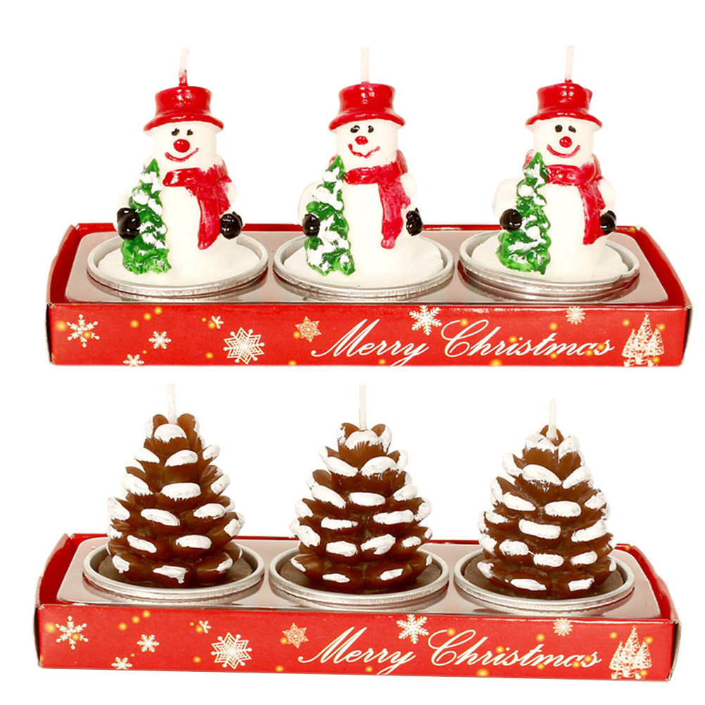 3 peças de decoração de Natal  - Paraffin Wax avaliação e preço