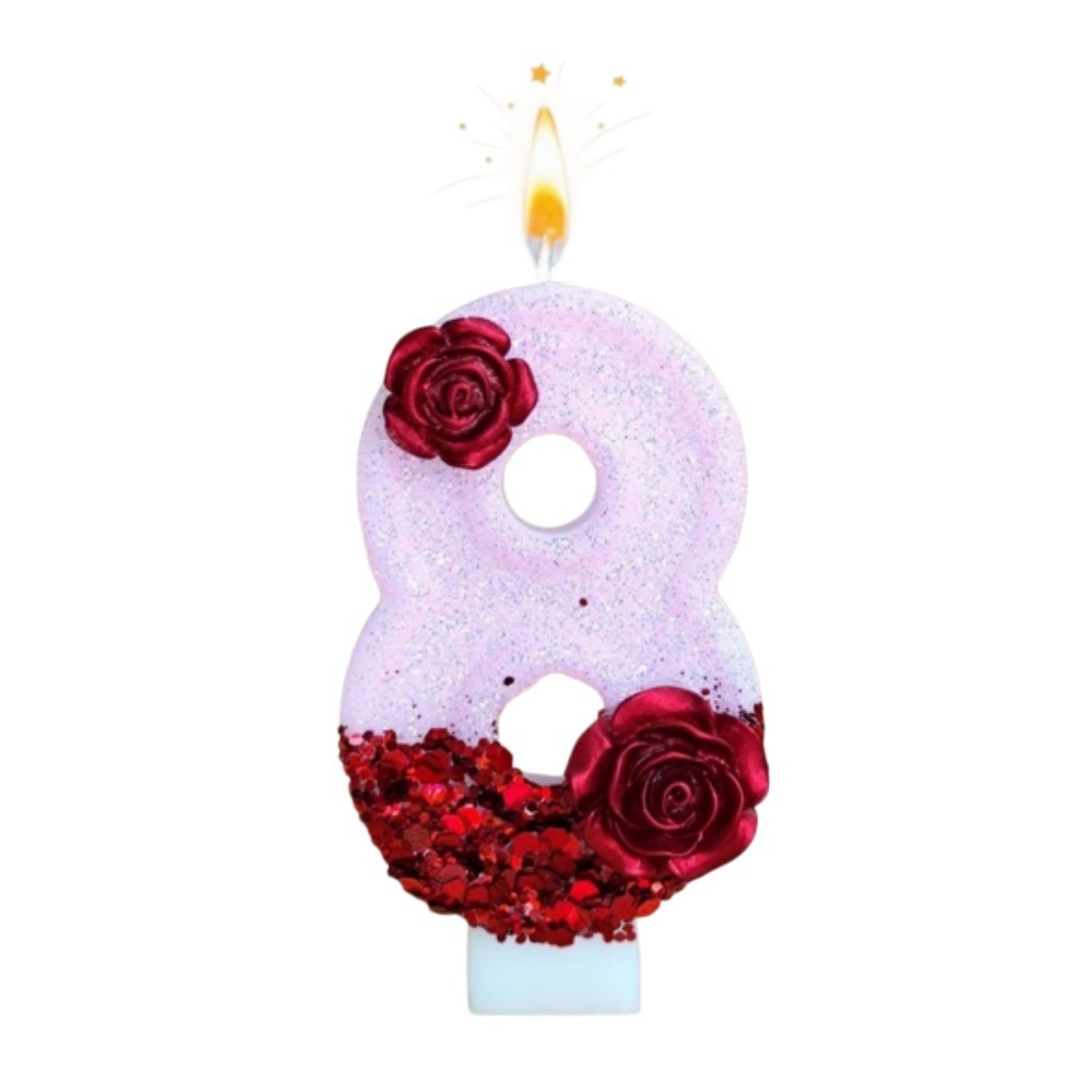 Vela de Aniversário em Forma d - Soy Wax avaliação e preço