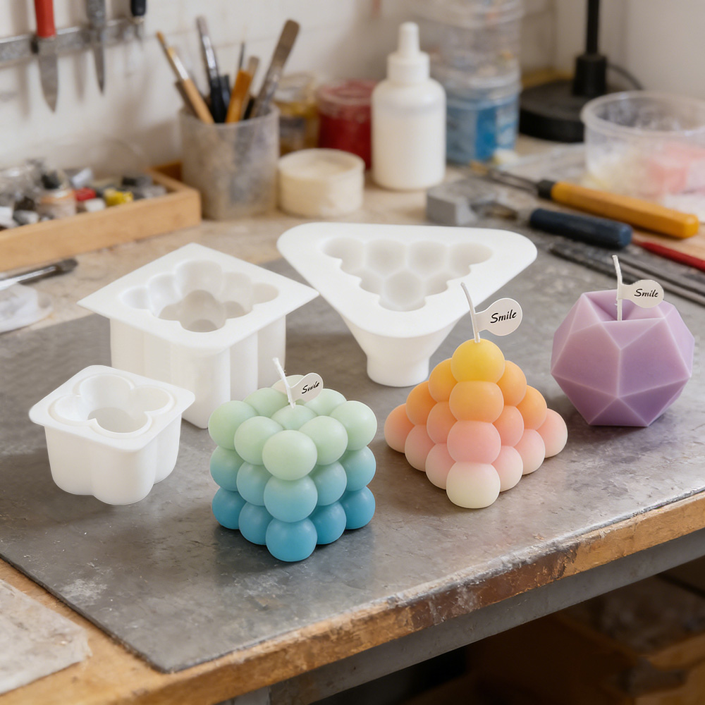Conjunto de Moldes de Silicone - Candle Making Kit avaliação e preço